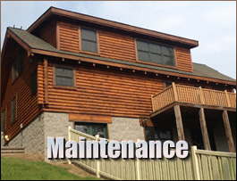  Caroleen, North Carolina Log Home Maintenance